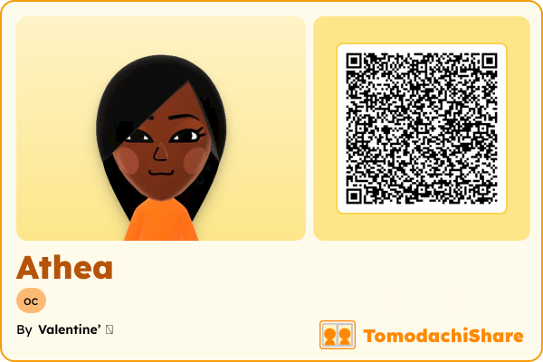 Athea, a female Mii  with tags: oc