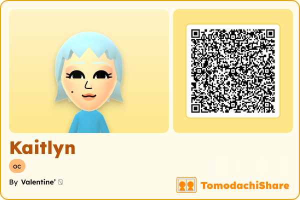 Kaitlyn, a female Mii  with tags: oc