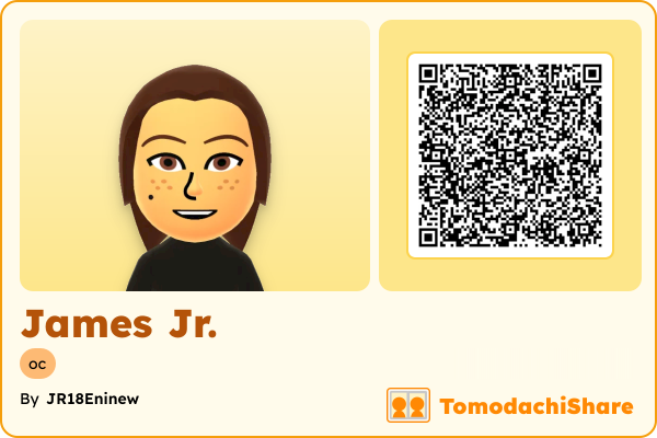James Jr., a male Mii  with tags: oc