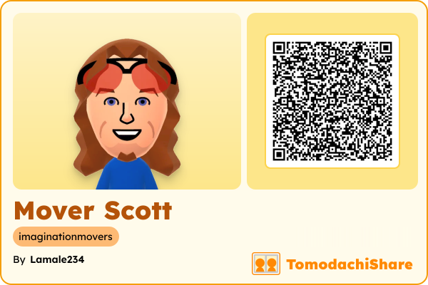 Mover Scott, a male Mii  with tags: imaginationmovers