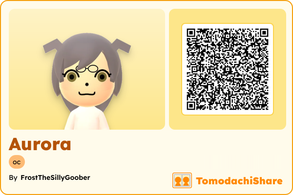 Aurora, a female Mii  with tags: oc