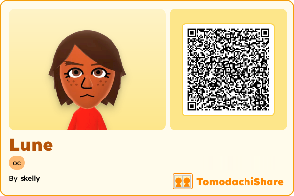 Lune, a male Mii  with tags: oc