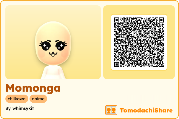 Momonga, a female Mii  with tags: chiikawa, anime