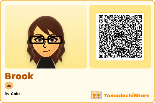 Brook, a female Mii  with tags: oc