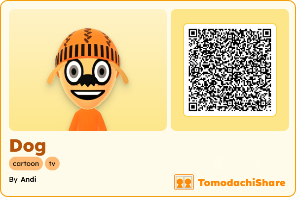 Dog, a male Mii  with tags: cartoon, tv