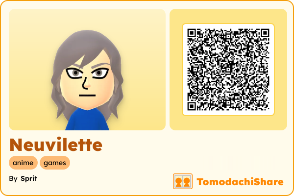 Neuvilette, a male Mii  with tags: anime, games