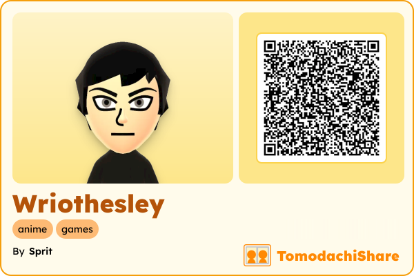 Wriothesley, a male Mii  with tags: anime, games