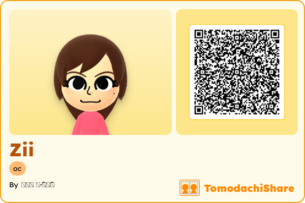 Zii, a female Mii  with tags: oc
