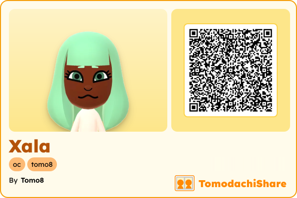 Xala, a female Mii  with tags: oc, tomo8