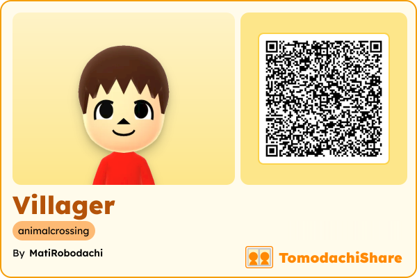 Villager, a male Mii  with tags: animalcrossing