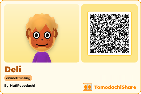 Deli, a male Mii  with tags: animalcrossing