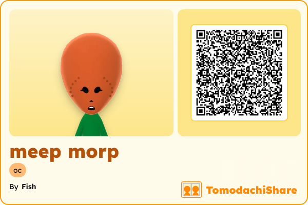 meep morp, a female Mii  with tags: oc