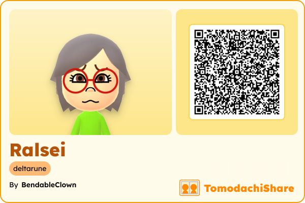 Ralsei, a male Mii  with tags: deltarune