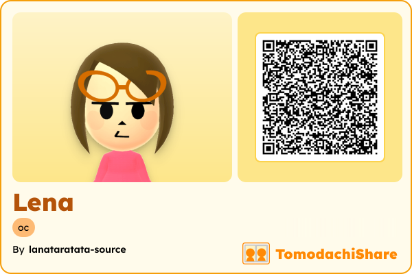 Lena, a female Mii  with tags: oc