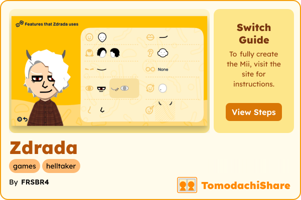 Zdrada, a female Mii  with tags: games, helltaker