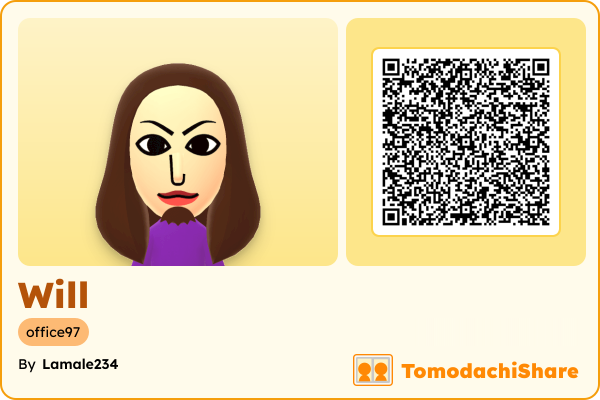 Will, a male Mii  with tags: office97