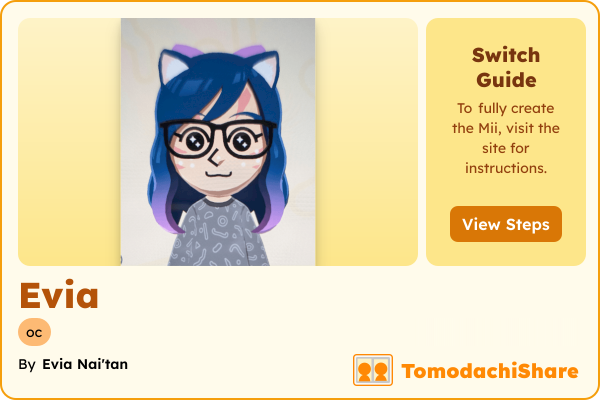Evia, a female Mii  with tags: oc