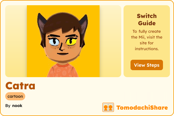 Catra, a female Mii  with tags: cartoon