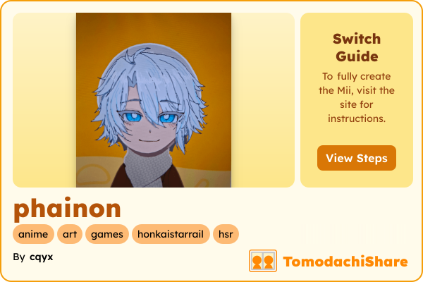 phainon, a male Mii  with tags: anime, art, games, honkaistarrail, hsr