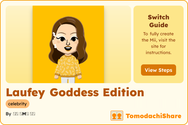 Laufey Goddess Edition, a female Mii  with tags: celebrity
