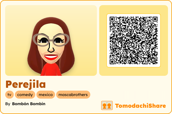 Perejila, a female Mii  with tags: tv, comedy, mexico, mascabrothers
