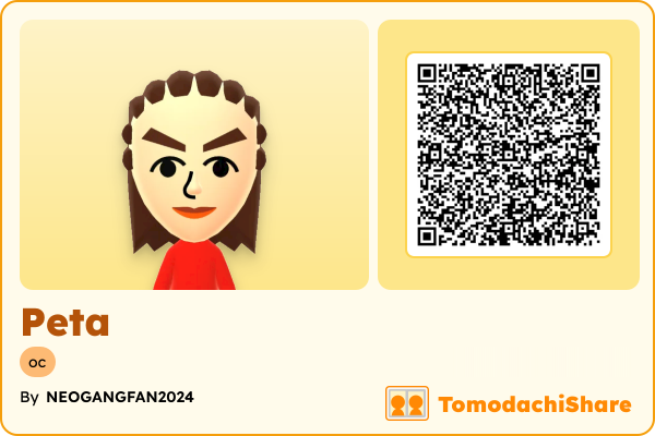 Peta, a male Mii  with tags: oc