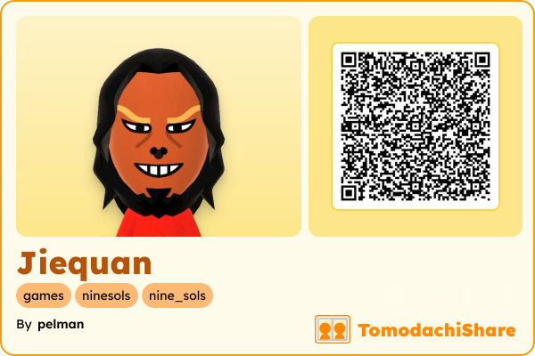 Jiequan, a male Mii  with tags: games, ninesols, nine_sols