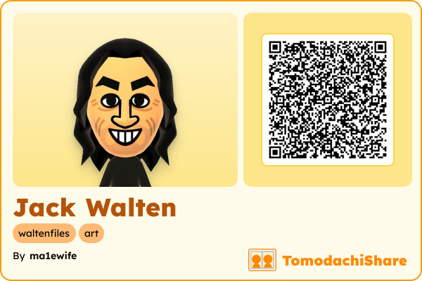 Jack Walten, a male Mii  with tags: waltenfiles, art