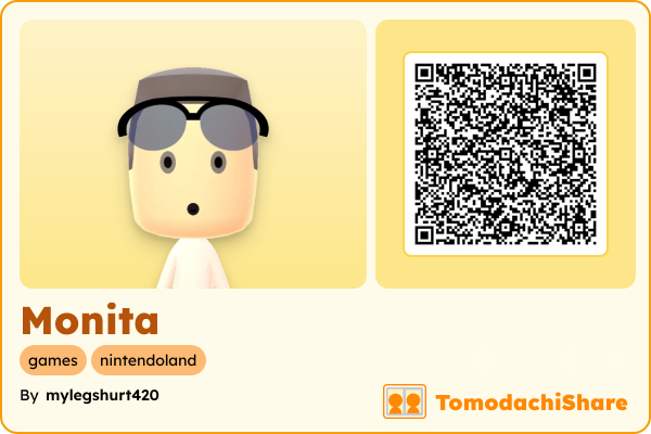 Monita, a female Mii  with tags: games, nintendoland