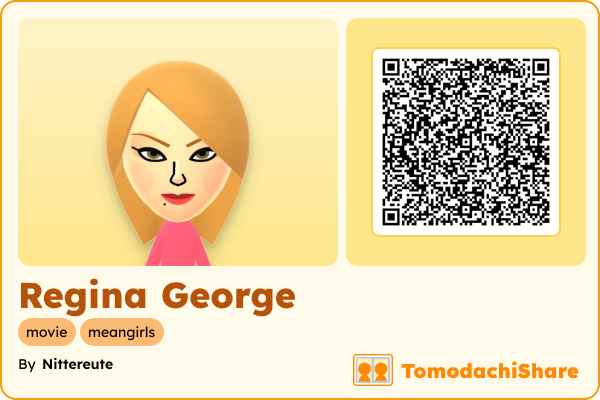 Regina George, a female Mii  with tags: movie, meangirls