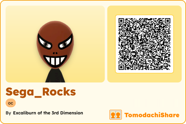 Sega_Rocks, a female Mii  with tags: oc