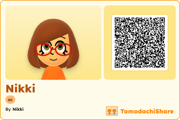 Nikki, a female Mii  with tags: oc